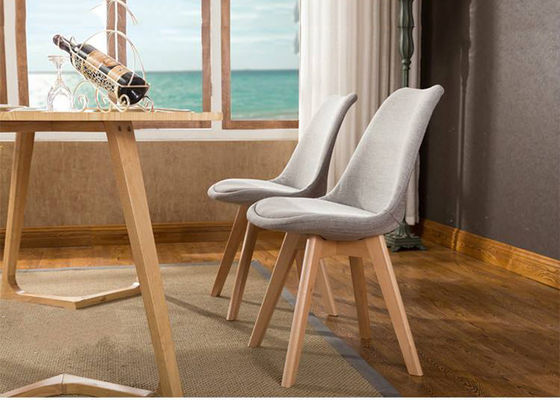 UV Proof Material Eames Kitchen Chair , Multi Coloured Dining Chairs