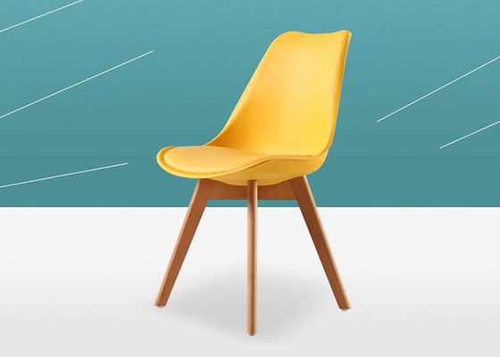 Lightweight Beechwood Dining Chair , High Back Upholstered Dining Chairs