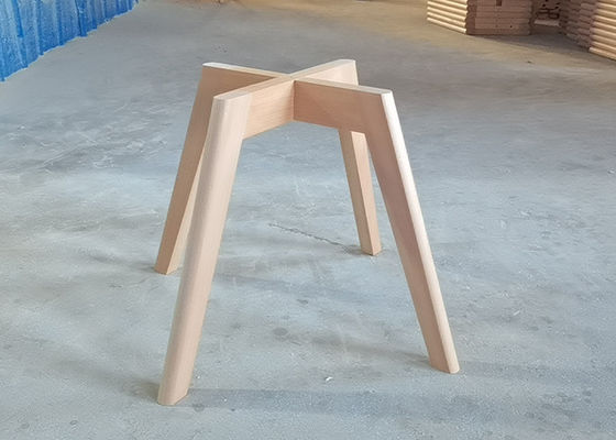 Beech Dining Room Chair Legs Anti Scratch Fully Assembly Structure