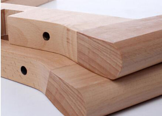 42cm Height Plastic Chairs Wooden Legs , Modern Chair Legs Abrasion Resistance