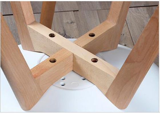 Solid Beech Wood Legs , Wooden Dining Chair Legs Strong Nail Holding Force