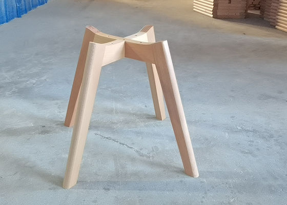 Tulip Beech Wooden Chair Frame Impact Resistance With Clear Texture