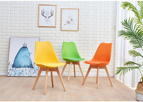 Minimalist Pu Leather Dining Room Chairs , Contemporary Dining Chairs