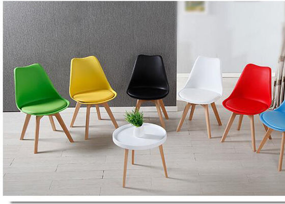 Luxury Leisure PU Dining Chair Corrosion Resistant With Beech Wood