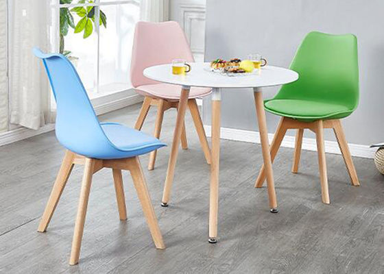 Sleek Shape PU Dining Chair Scratch Resistant For Kitchen