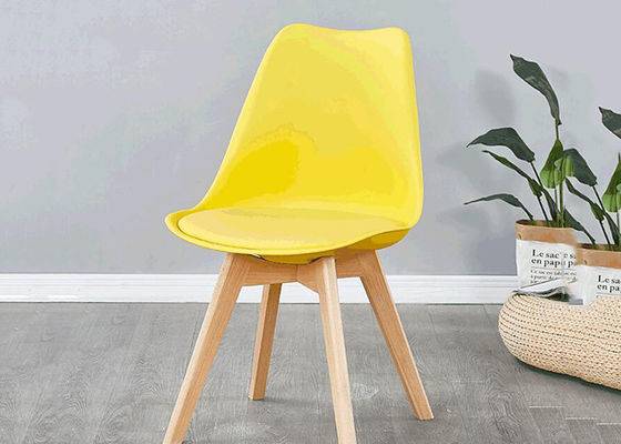 Oasis Colored PU Dining Chair , Beech Wood Upholstered Dining Chair