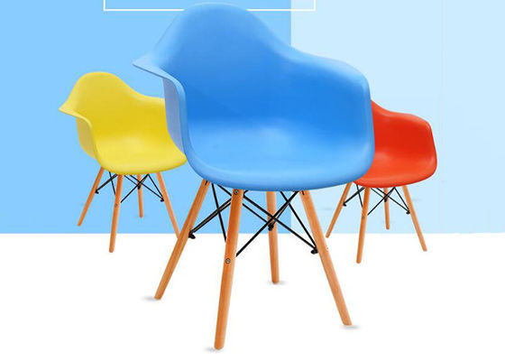 Mid Century Simple Wooden Dining Chairs With 82cm Seat back height