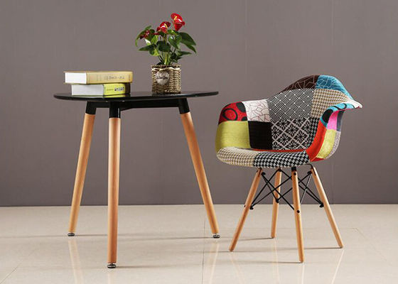 Beech Leg Patchwork Dining Chair