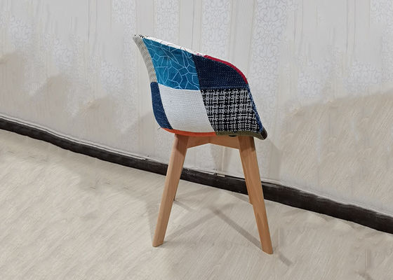 Solid Wood Patchwork Dining Chair With Super Load Bearing