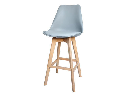 Customized Beech Bar Stool , Counter Height Bar Stools With Back Counter