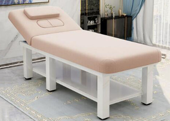 Multifunction Beech Beauty Salon Bed Massage Parlor With 80cm Width