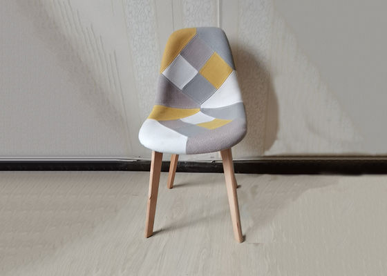 Nordic Style Modern Dining Chairs Upholstered , Beech Wood Chair