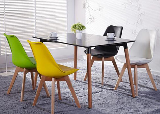Beech Leg Modern Leisure Chair Velvet Modern Dining Chairs Customized