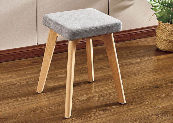 Carefully Crafted Small Makeup Vanity Chair With Beech Leg