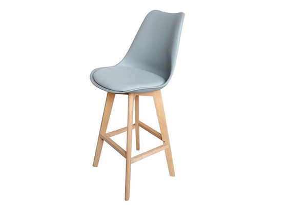 Plastic Seat Beech Bar Stool